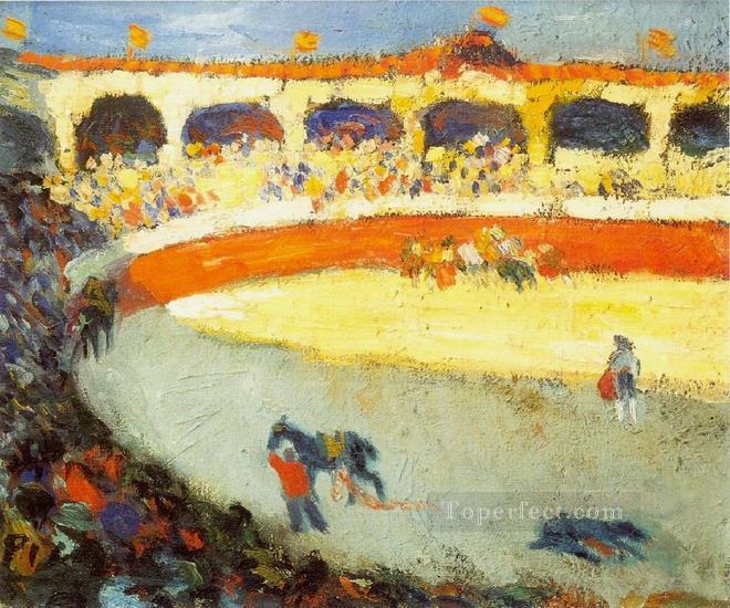 Running of the Bulls 1896 Pablo Picasso Oil Paintings
